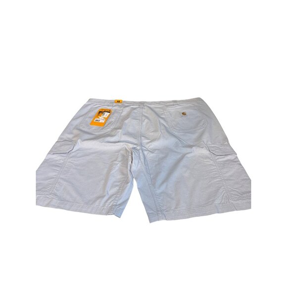 Carhartt Force NWT Relaxed Fit Ripstop Cargo Shorts Mens Size 48 Light Gray Dura - Picture 3 of 4